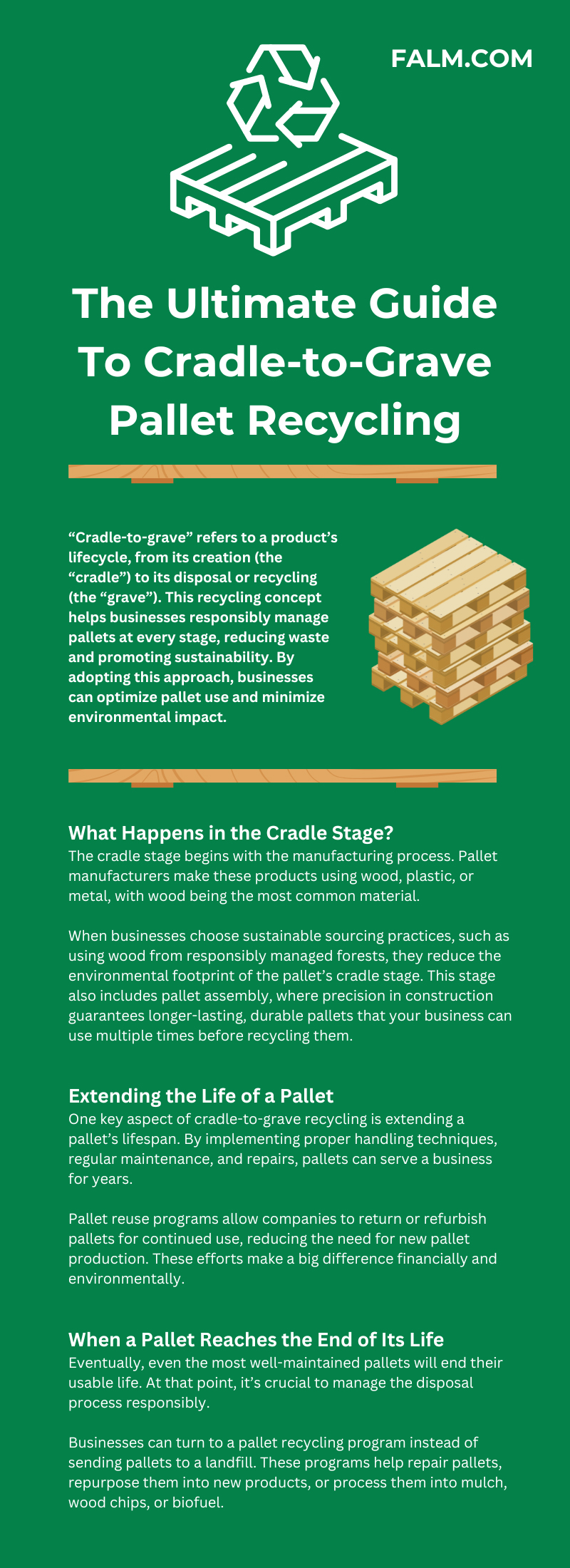 The Ultimate Guide To Cradle-to-Grave Pallet Recycling 